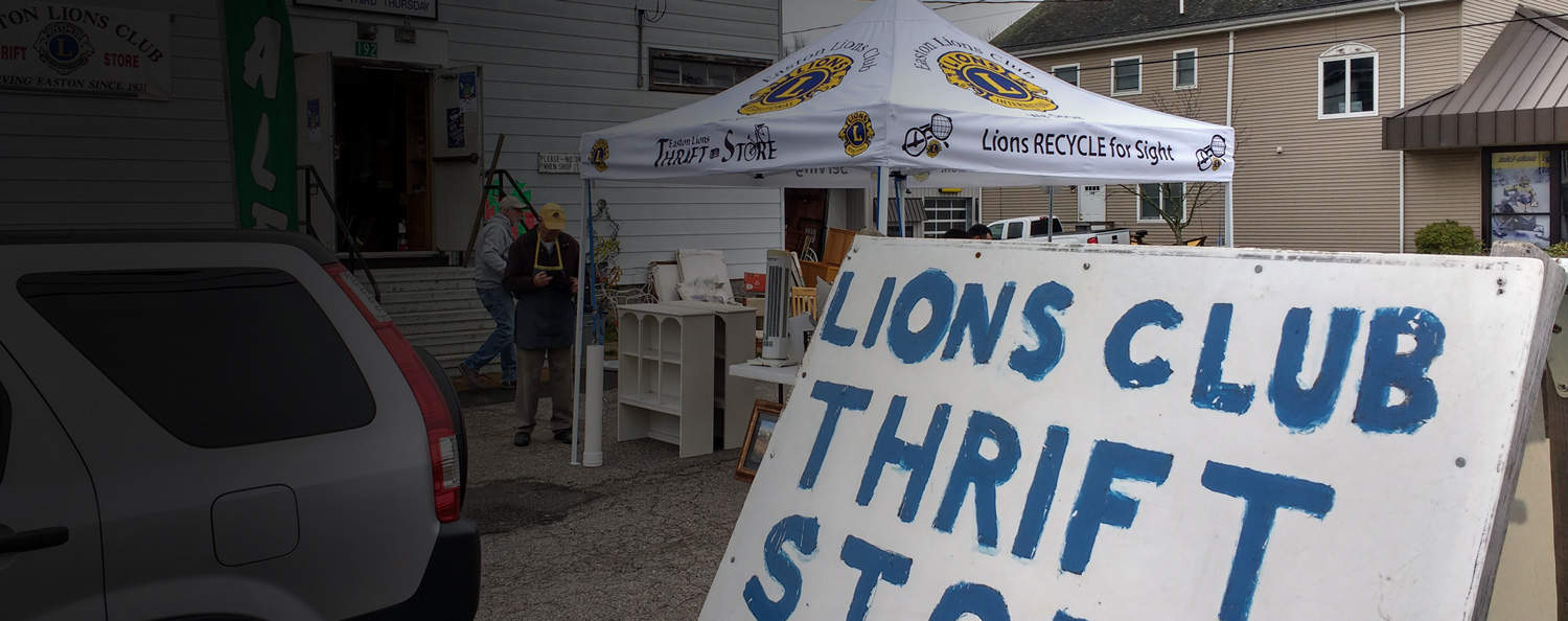 Easton Lions Thrift Store Front.