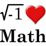 I Love Math with square root of -1 = I.