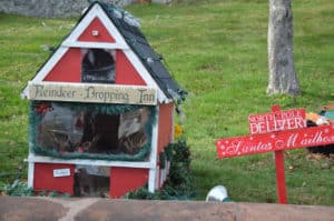 Holiday Festival Houses in Easton at Oakes Ames Memorial Hall.