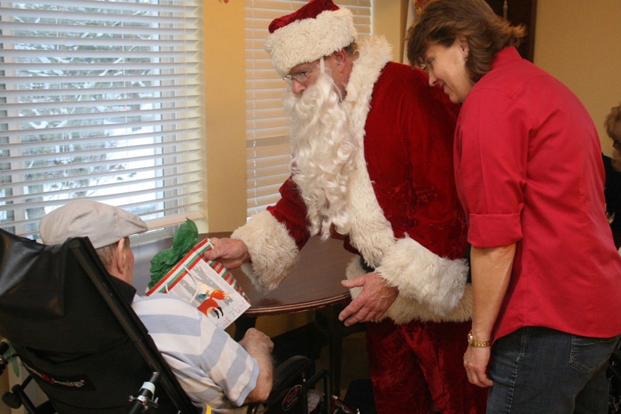 Santa for Seniors 2016.