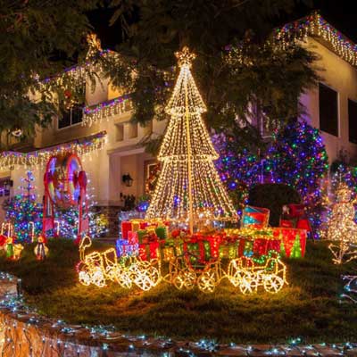Holiday Lights Set-up