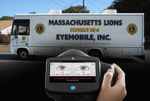 District 33S Lions Eyemobile with Spot Camera.