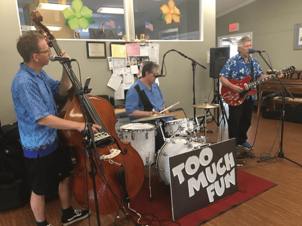 Easton Lions Club Senior Dance Party 2018 with Too Much Fun Band.