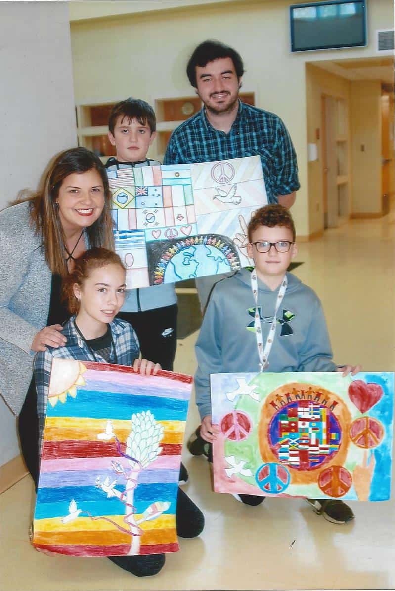 2018 Peace Poster Contest Winners Easton Lions Easton Middle School