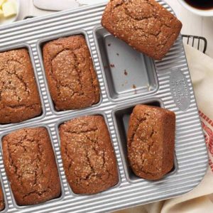 Pumpkin bread mini loaves.