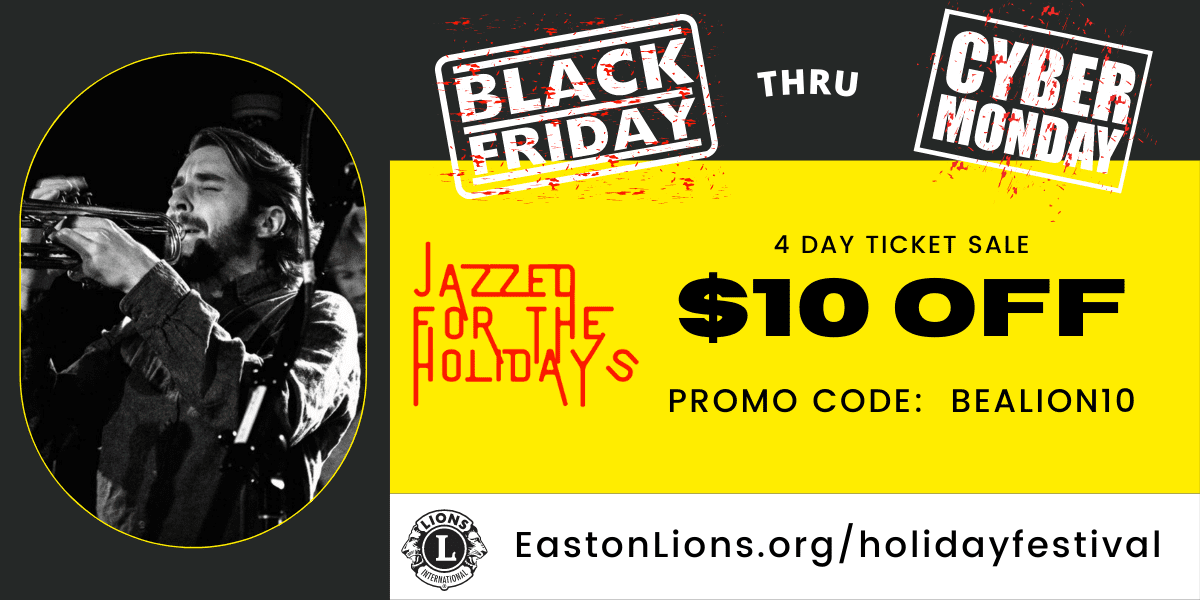 Black Friday thru Cyber Monday Jazzed for the Holidays ticket sales