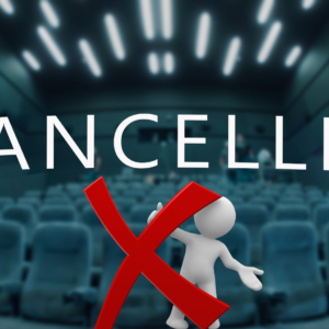 Cancelled event red X seats