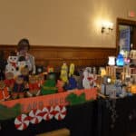 Easton Lions Holiday Festival crafter display in Oakes Ames Memoriall Hall - 2016
