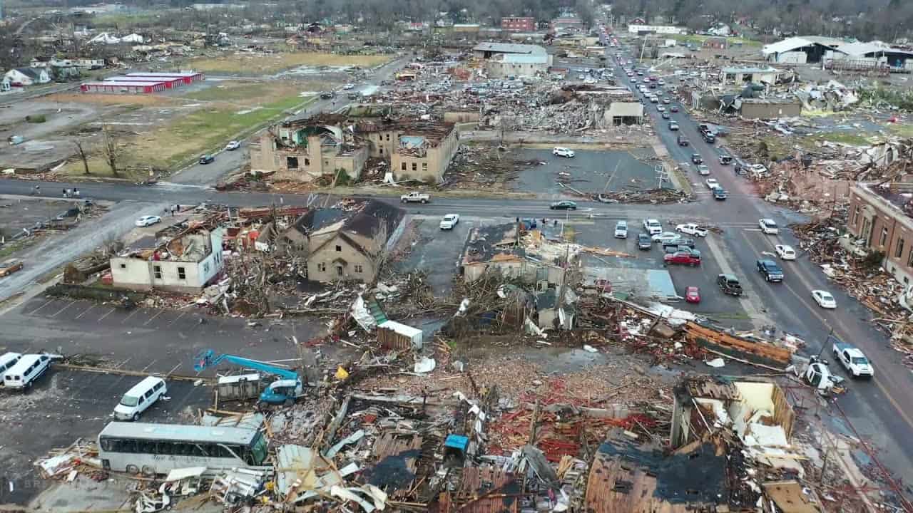 Mayfield Kentucky Tornado Damage