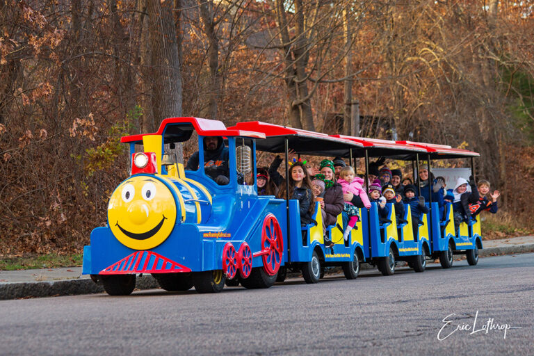 Train ride during the Easton Holiday Festival Dec 4, 2021 - photo by Eric Lothrop