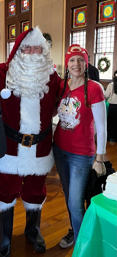 Santa and Michelle McGee