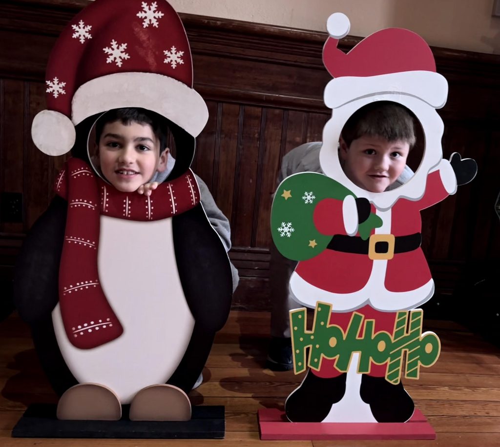 photo cutouts and boys